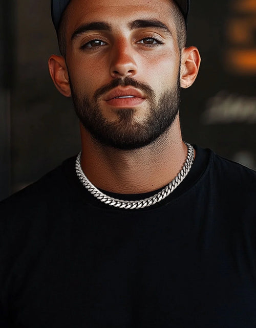Load image into Gallery viewer, Hip Hop Men Necklaces Curb Cuban Chains 20Inch 10Mm Stainless Steel Chains Gift for Mens
