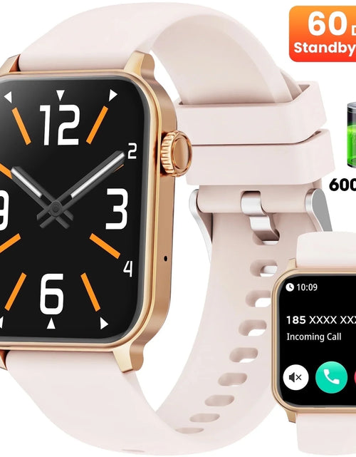 Load image into Gallery viewer, 46Mm Extra Large Battery Smartwatch, (Answer Make Calls/Standby Time 60 Days/120+ Sport Mode)Fits for Android and Iphone Devices,Perfect Gift (Pink)
