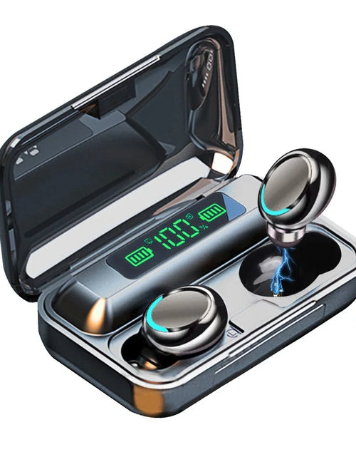 Load image into Gallery viewer, Bluetooth Earbuds,Wireless Bluetooth Earphones, Wireless Earbuds with 2200MAH Charging Case and Emergency Power Bank for Adult
