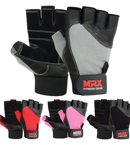 Weight Lifting Gloves Gym Training Bodybuilding Fitness Glove Workout Men & Women Grey S