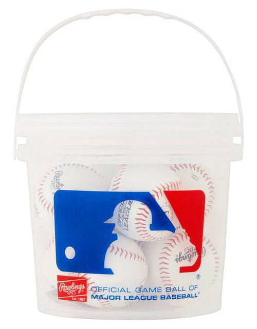 Load image into Gallery viewer, | Official League Recreational Use Practice Baseballs | Youth/8U | OLB3 | Bucket | 8 Count
