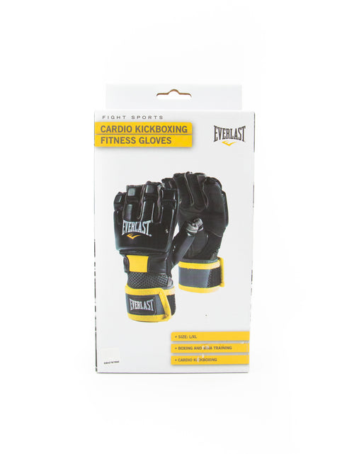 Load image into Gallery viewer, Kickboxing Gloves for Men &amp; Women, L/XL, 5Oz – Black Heavy Bag &amp; MMA Training
