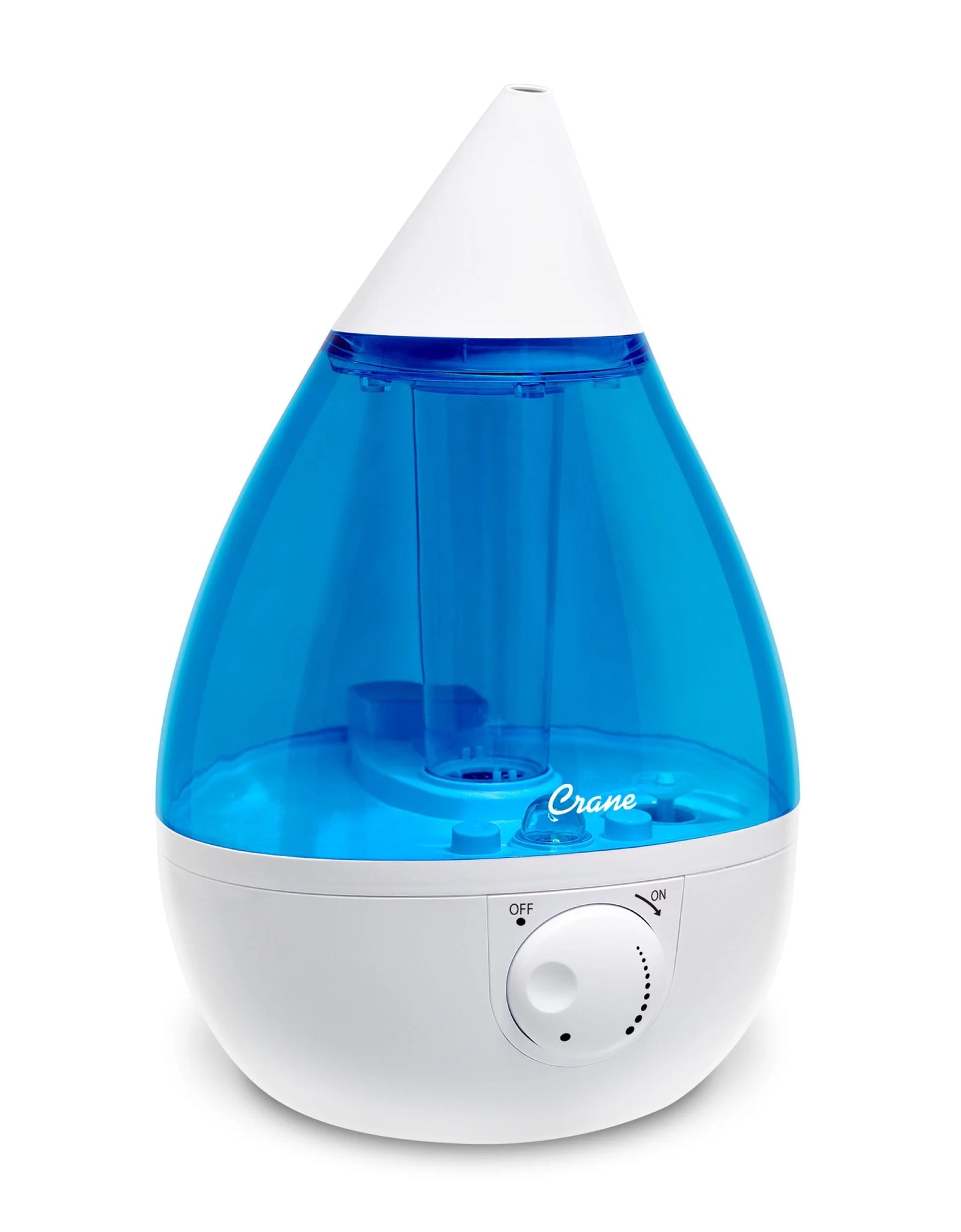 Crane USA Cool Mist Humidifier for Bedroom, Baby Nursery, Kids Room or Office, 1 Gallon Tank, Blue