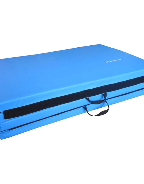 Load image into Gallery viewer, 10Ft X 4Ft X 2In 4-Panel All-Purpose Folding Gymnastics Mat, Blue
