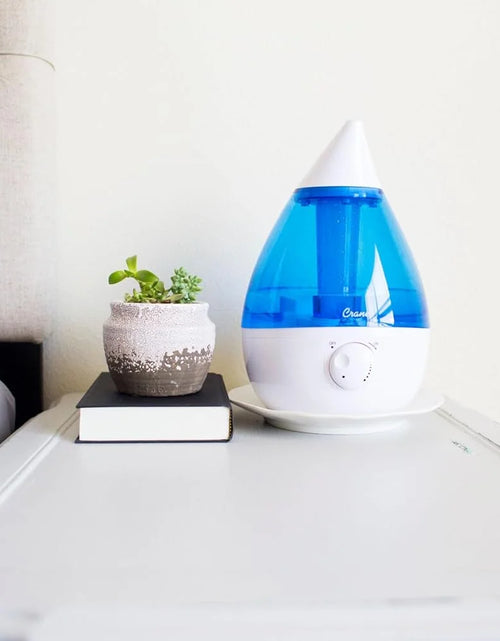 Load image into Gallery viewer, Crane USA Cool Mist Humidifier for Bedroom, Baby Nursery, Kids Room or Office, 1 Gallon Tank, Blue
