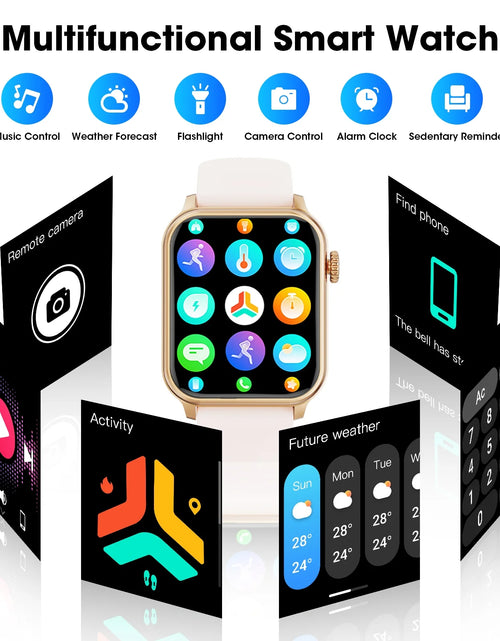 Load image into Gallery viewer, 46Mm Extra Large Battery Smartwatch, (Answer Make Calls/Standby Time 60 Days/120+ Sport Mode)Fits for Android and Iphone Devices,Perfect Gift (Pink)
