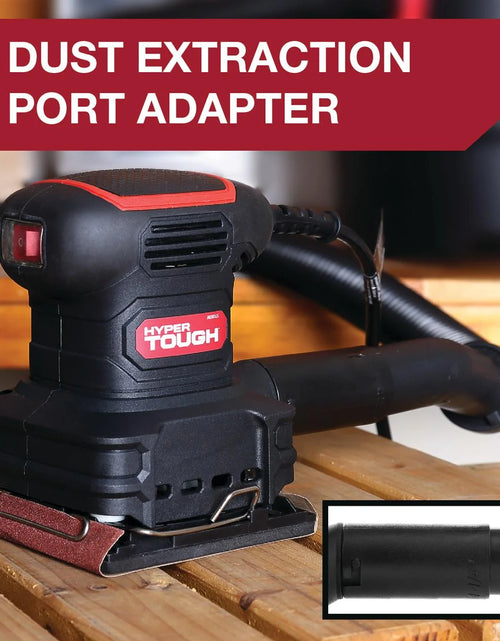 Load image into Gallery viewer, 2 Amp Corded 1/4 Sheet Palm Sander with Dust Bag, Vacuum Hose Adapter, Punch Plate &amp; 3 Sanding Sheets, New Condition
