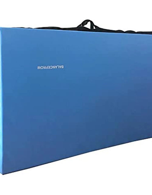 Load image into Gallery viewer, 10Ft X 4Ft X 2In 4-Panel All-Purpose Folding Gymnastics Mat, Blue

