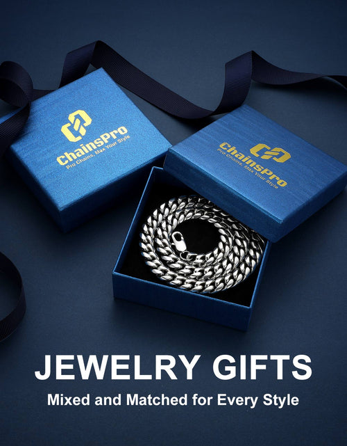 Load image into Gallery viewer, Hip Hop Men Necklaces Curb Cuban Chains 20Inch 10Mm Stainless Steel Chains Gift for Mens

